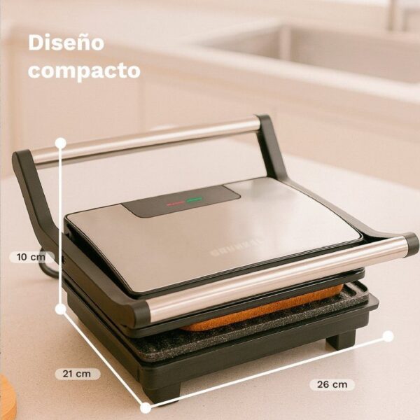 Grill Eléctrico Grunkel GRL-MARBLE/ 1000W/ Tamaño 230*145mm