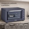 Horno de Sobremesa Grunkel HR-48PROMAX/ 2200W/ Capacidad 48L/ Negro