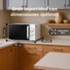Microondas Grunkel MWG-25GRILL/ 850W/ Capacidad 25L/ Funcion Grill/ Blanco