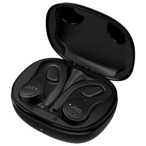 Auriculares Bluetooth JVC HA-EC25T con estuche de carga/ Autonomía 7.5h/ Negros