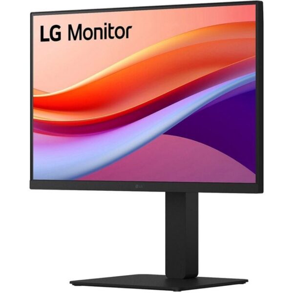 Monitor Profesional LG 24BA55W-B 24"/ WUXGA/ Multimedia/ Regulable en altura/ Negro