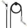 Cable USB 2.0 Tipo-C Nanocable 10.01.2601/ USB Tipo-C Macho + USB Macho - USB Tipo-C Macho + Lightning Macho/ Hasta 27W/ 480Mbps/ 1m/ Negro