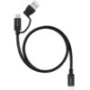 Cable USB 3.2 Tipo-C Nanocable 10.01.4801/ USB Tipo-C Macho/ USB Macho - USB Tipo-C Macho/ Hasta 60W/ 10Gbps/ 1m/ Negro