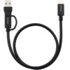 Cable USB 3.2 Tipo-C Nanocable 10.01.4803/ USB Tipo-C Macho/ USB Macho - USB Tipo-C Macho/ Hasta 60W/ 10Gbps/ 3m/ Negro
