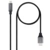 Cable Conversor Nanocable 10.15.5262/ USB Tipo-C Macho - HDMI Macho/ 1.8m/ Negro