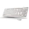 Teclado NGS Heritage HERITAGESPANISH/ Blanco