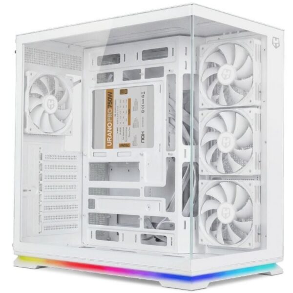 Caja Gaming Semitorre Nox Hummer Galaxy/ Blanca