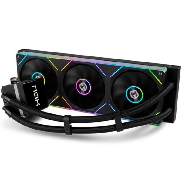 Sistema de Refrigeración Líquida Nox M-360 LCD/ Negro