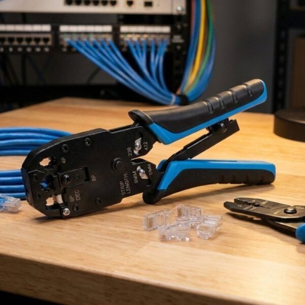 Crimpadora Phasak TD 019 para RJ11/ RJ12/ RJ45