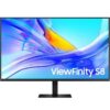 Monitor Profesional Samsung ViewFinity S8 S80UD S37D800UAU 37"/ 4K/ Regulable en altura/ Negro