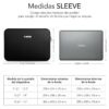 Funda Subblim Business Laptop Sleeve Neoprene para Portátiles 13.3"-14"/ Negra