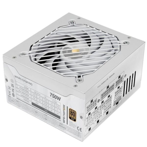 Fuente de Alimentación Mars Gaming MPB750PSI/ 750W/ Ventilador 14cm/ 80 Plus Gold