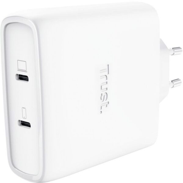 art_tru-carga20maxo20100w202c20wh_2 Cargador de Pared GaN Trust Maxo 100W/ 2xUSB Tipo-C/ Incluye Cable USB Tipo-C/ 100W