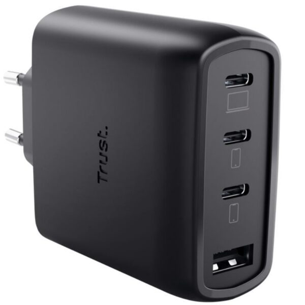 art_tru-carga20maxo2065w20bk203c201a_2 Cargador de Pared GaN Trust Maxo 65W 26067/ 3xUSB Tipo-C/ 1xUSB/ Incluye Cable USB Tipo-C/ 65W