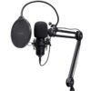 Micrófono Gaming Trust Gaming GXT 270 Emita II+ 25770/ USB/ Negro