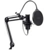 Micrófono Gaming Trust Gaming GXT 270 Emita II+ 25770/ USB/ Negro