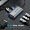 Docking USB Tipo-C Vention TGSHB/ 3xUSB/ 1xHDMI 4K/ 1xVGA/ 1xUSB Tipo-C PD/ Gris