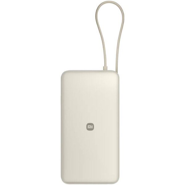 Powerbank 20000mAh Xiaomi 67W Power Bank Integrated Cable/ 67W/ Beige/ Incluye Cable USB Tipo-C