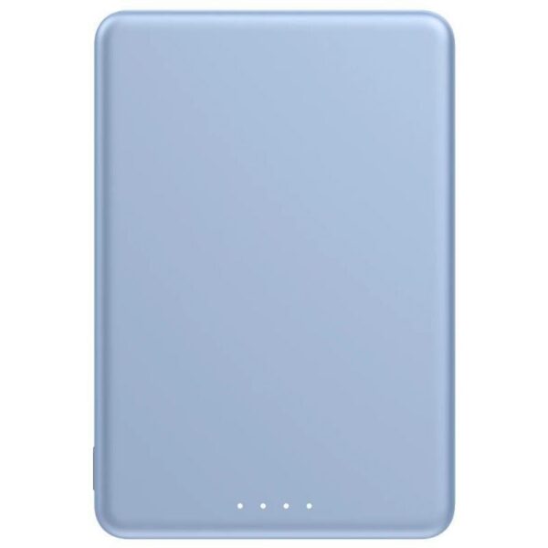 Powerbank 5000mAh Xiaomi Super Slim Magnetic Power Bank 5000/ Wireless/ Azul/ Incluye Cable USB Tipo-C