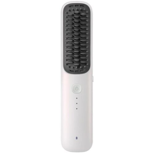 Cepillo Alisador para el Pelo Xiaomi Cordless Hair Straightener Brush/ Blanco