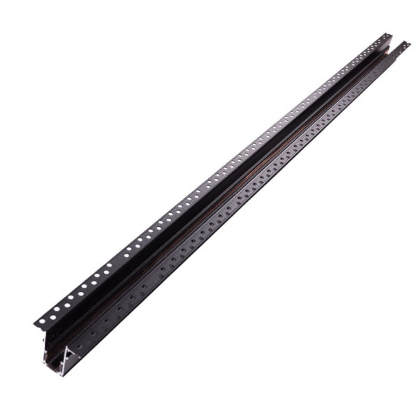 Carril Magnético Empotrado 63mm Negro 1M