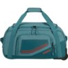 Bolsa de Viaje con Ruedas American Tourister City Racer S/ 55x35x25cm/ 2 Ruedas/ Azul Verdoso