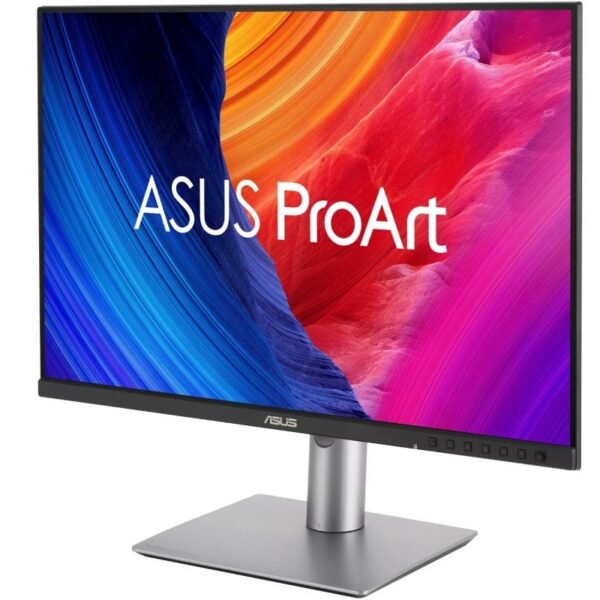 Monitor Profesional Asus ProArt Display PA248QFV 24.1"/ WUXGA/ Multimedia/ Regulable en altura/ Negro y Plata