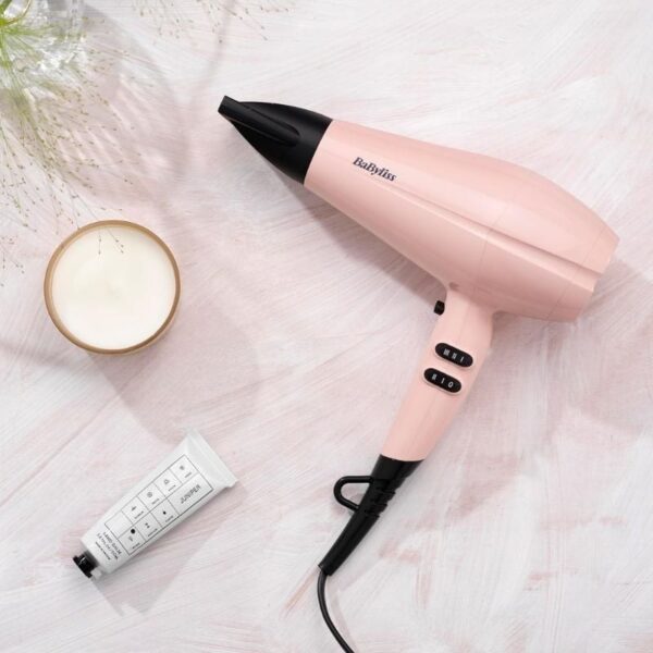 art_bab-pae-sec205337pre_2 Secador Babyliss Rose Blush 2200/ 2200W/ Iónico/ Negro y Rosa