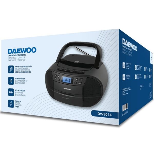 art_dae-cd20dw3014_2 Radio CD Daewoo DW3014/ 4W/ Negro