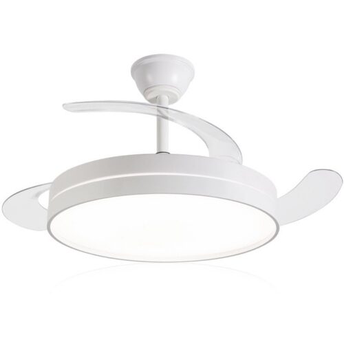 Ventilador de Techo Daewoo con aspas retráctiles DW5008/ 30W/ 3 Aspas/ 6 Velocidades