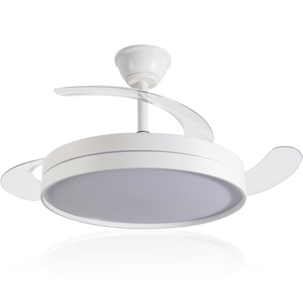 Ventilador de Techo Daewoo con aspas retráctiles DW5008/ 30W/ 3 Aspas/ 6 Velocidades