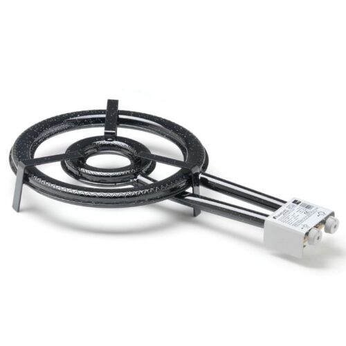 Paellero Flames VLC T-380/ 2 Quemadores/ Diámetro 38cm