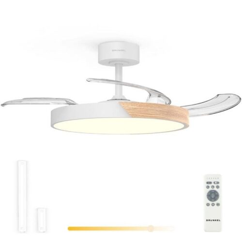 art_grk-ven20skydual42_1 Ventilador de Techo Grunkel SKYDUAL42/ 30W/ 4 Aspas 106cm/ 6 Velocidades