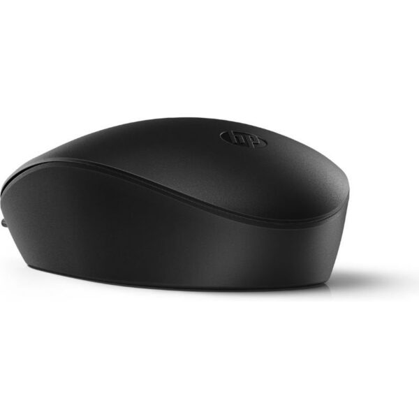 Ratón HP 125/ Hasta 1200 DPI/ Negro/ Formato Bulk
