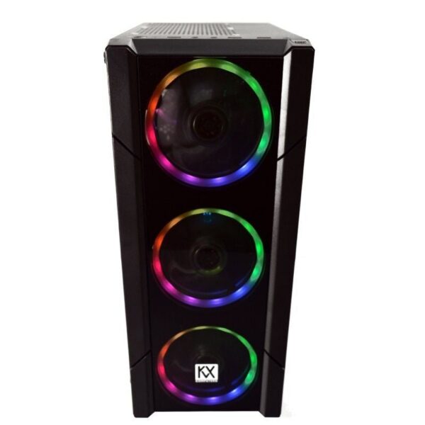 PC Gaming KVX Phobos 4 Ultra Gamer Edition Intel Core Ultra 5-250K/ 32GB/ 1TB SSD/ Arc Pro B50/ Sin Sistema Operativo