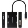 art_nan-adp20102016204307_2 Conversor Nanocable 10.16.4307/ USB Tipo-C Macho - VGA Hembra/ DVI Hembra/ HDMI Hembra/ DisplayPort Hembra/ 10cm/ Negro