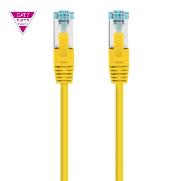 Cable de Red RJ45 SFTP Nanocable 10.20.1700-L25-Y Cat.7/ LSZH/ 25cm/ Amarillo