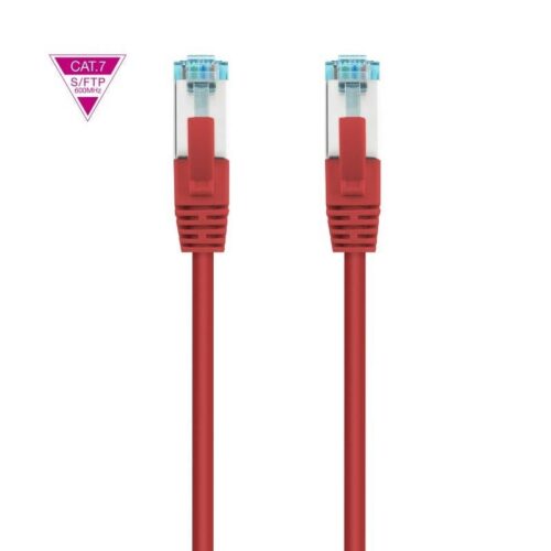 Cable de Red RJ45 SFTP Nanocable 10.20.1701-R Cat.7/ 1m/ Rojo