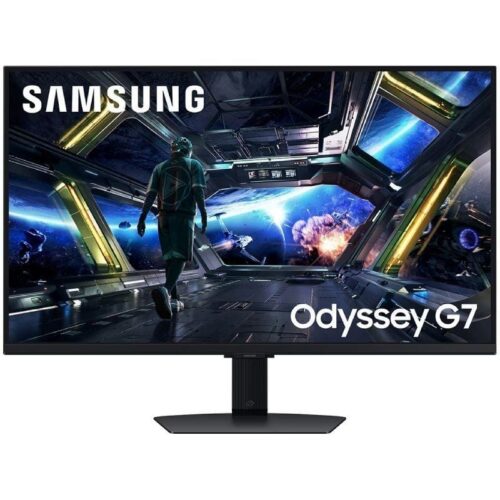Smart Monitor Gaming Samsung Odyssey G7 G70D S27DG702EU 32"/ 4K/ 1ms/ 144Hz/ IPS/ Multimedia/ Regulable en altura/ Smart TV/ Negro