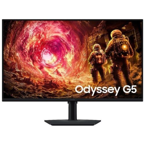 Monitor Gaming Samsung Odyssey G5 S32FG502EU 32"/ QHD/ 1ms/ 180Hz/ IPS/ Regulable en altura/ Negro
