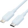 Cable USB 2.0 Tipo-C Lightning Vention LAKSH/ USB Tipo-C Macho - Lightning Macho/ Hasta 27W/ 480Mbps/ 2m/ Azul