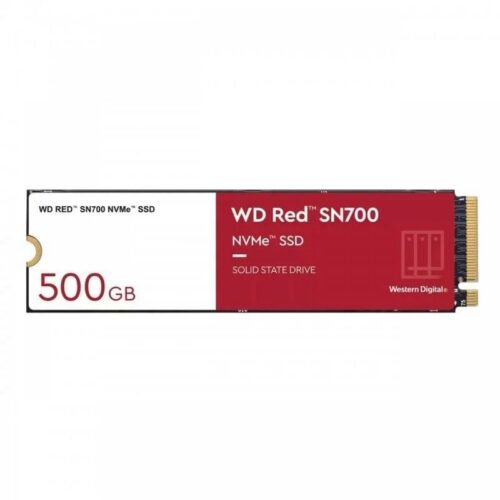 Disco SSD Western Digital WD Red SN700 NAS 500GB/ M.2 2280 PCIe