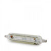Bombilla LED R7S 10W 1.000Lm 6000ºK 120Mm 360º Sili a 40.000H [CA-R7S-360-10W-118-CW