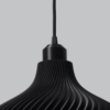 Lámpara Colgante "Daila" Color Negro/Florón Negro/Cable Negro