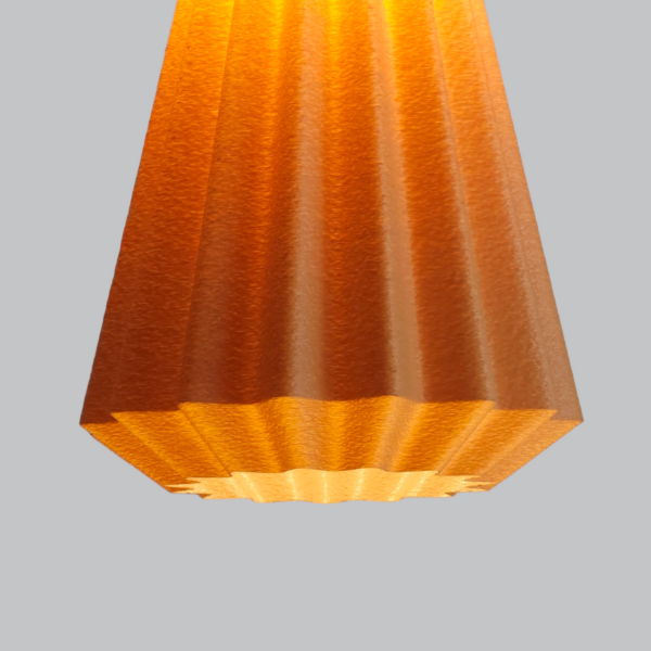 Lámpara Colgante "Lindor" Color Beige/Florón Negro/Cable Negro