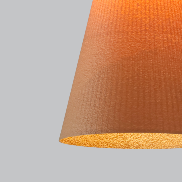 Lámpara Colgante "Shu" Color Beige/Florón Negro/Cable Negro