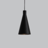 Lámpara Colgante "Shu" Color Negro/Florón Negro/Cable Negro