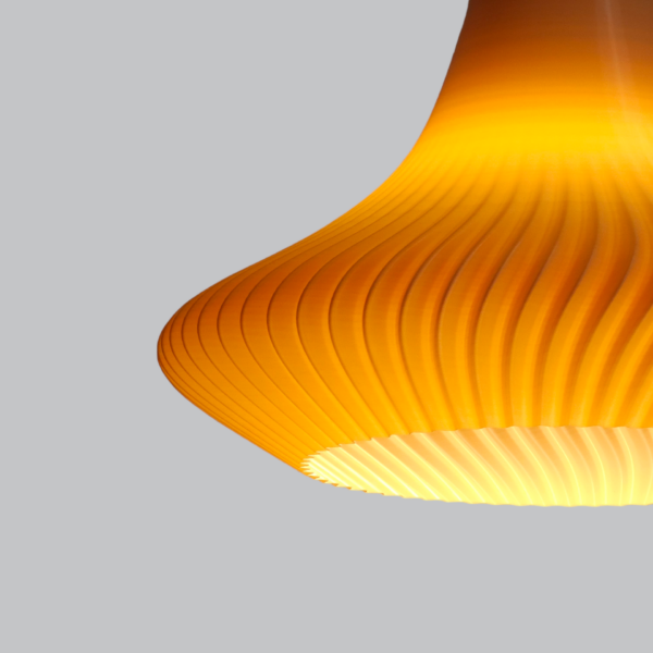 Lámpara Colgante "Vita" Color Beige/Florón Negro/Cable Negro