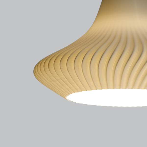 Lámpara Colgante "Vita" Color Blanco/Florón Negro/Cable Negro