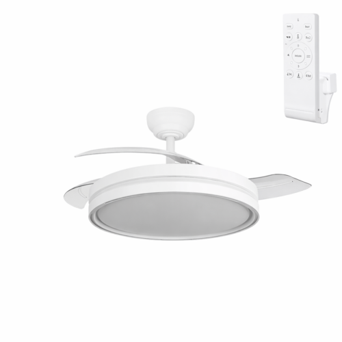 Ventilador Dc Blanco Función Verano-Invierno 60w 6980lm 3500-4000-6500k